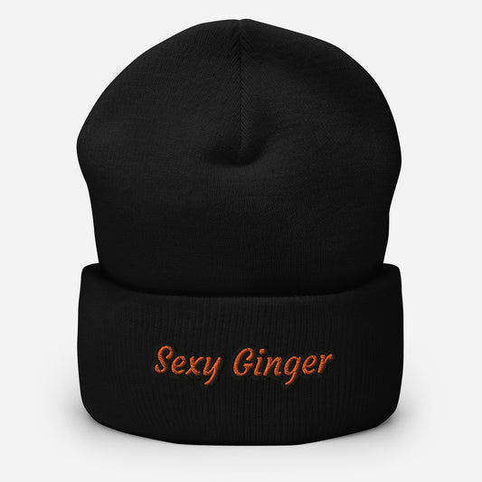 Sexy Ginger Embroidered Beanie