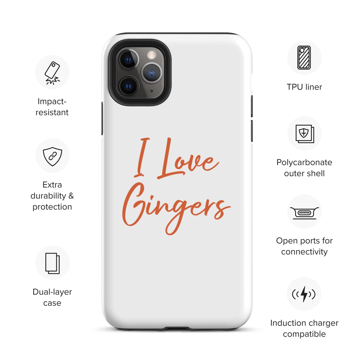 The I Love Gingers Iphone Case