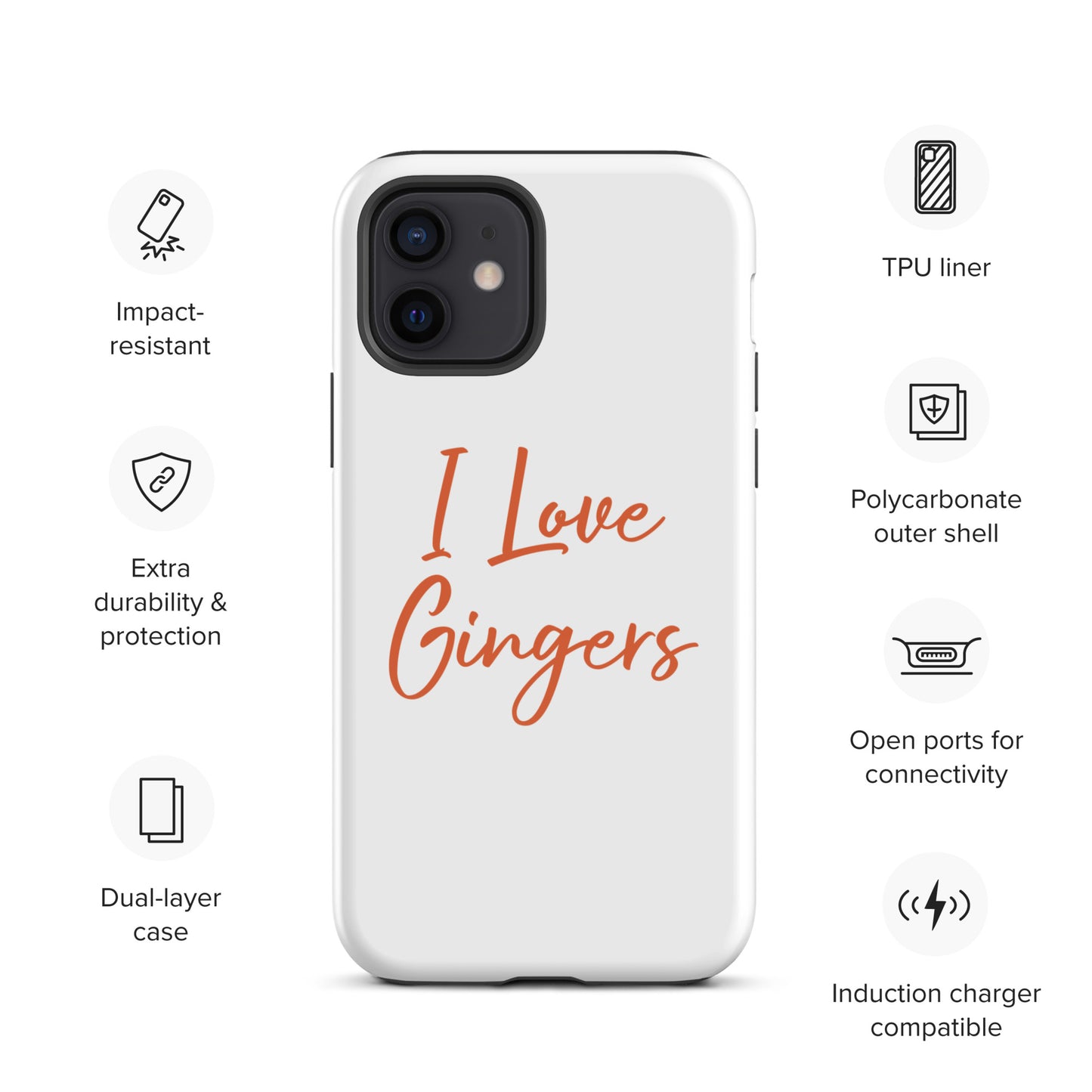 The I Love Gingers Iphone Case