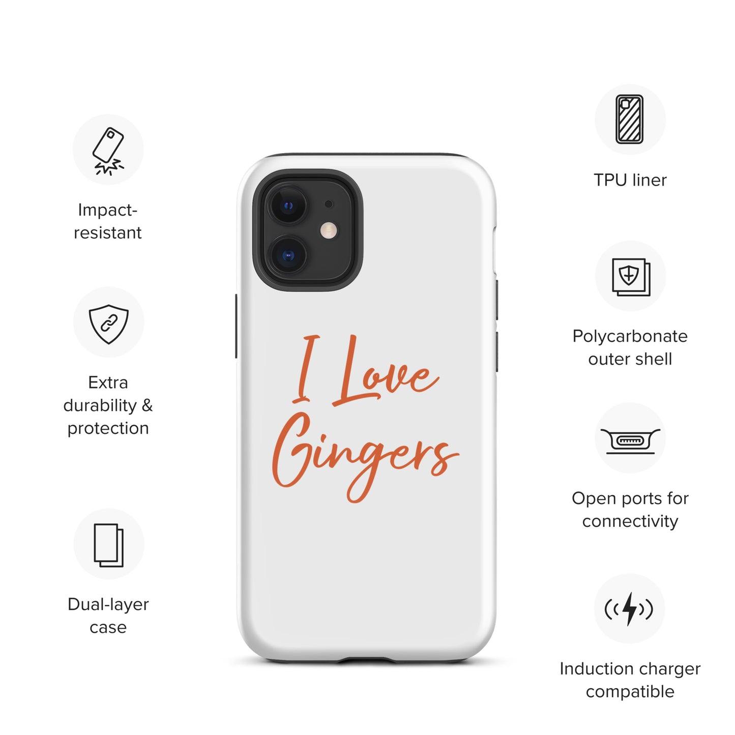 The I Love Gingers Iphone Case