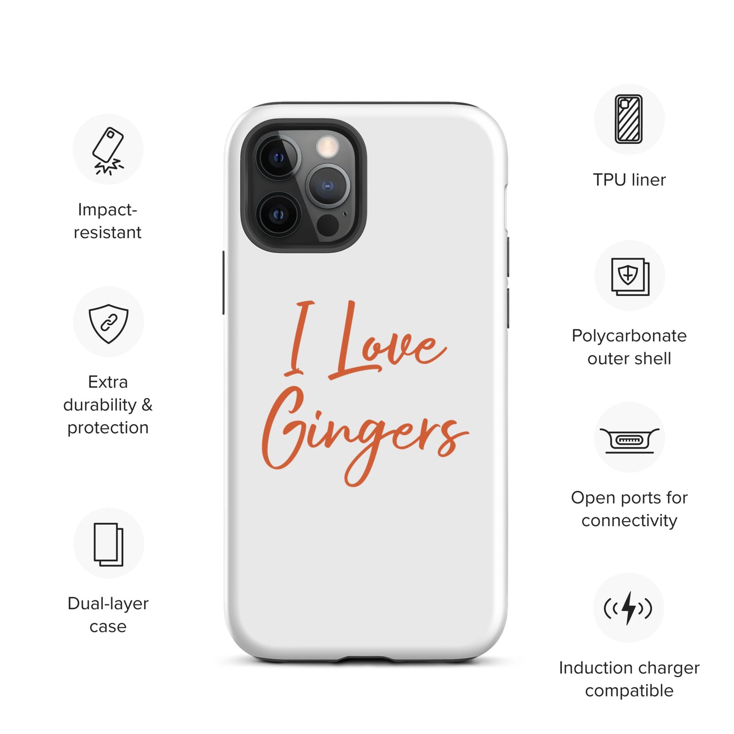 The I Love Gingers Iphone Case