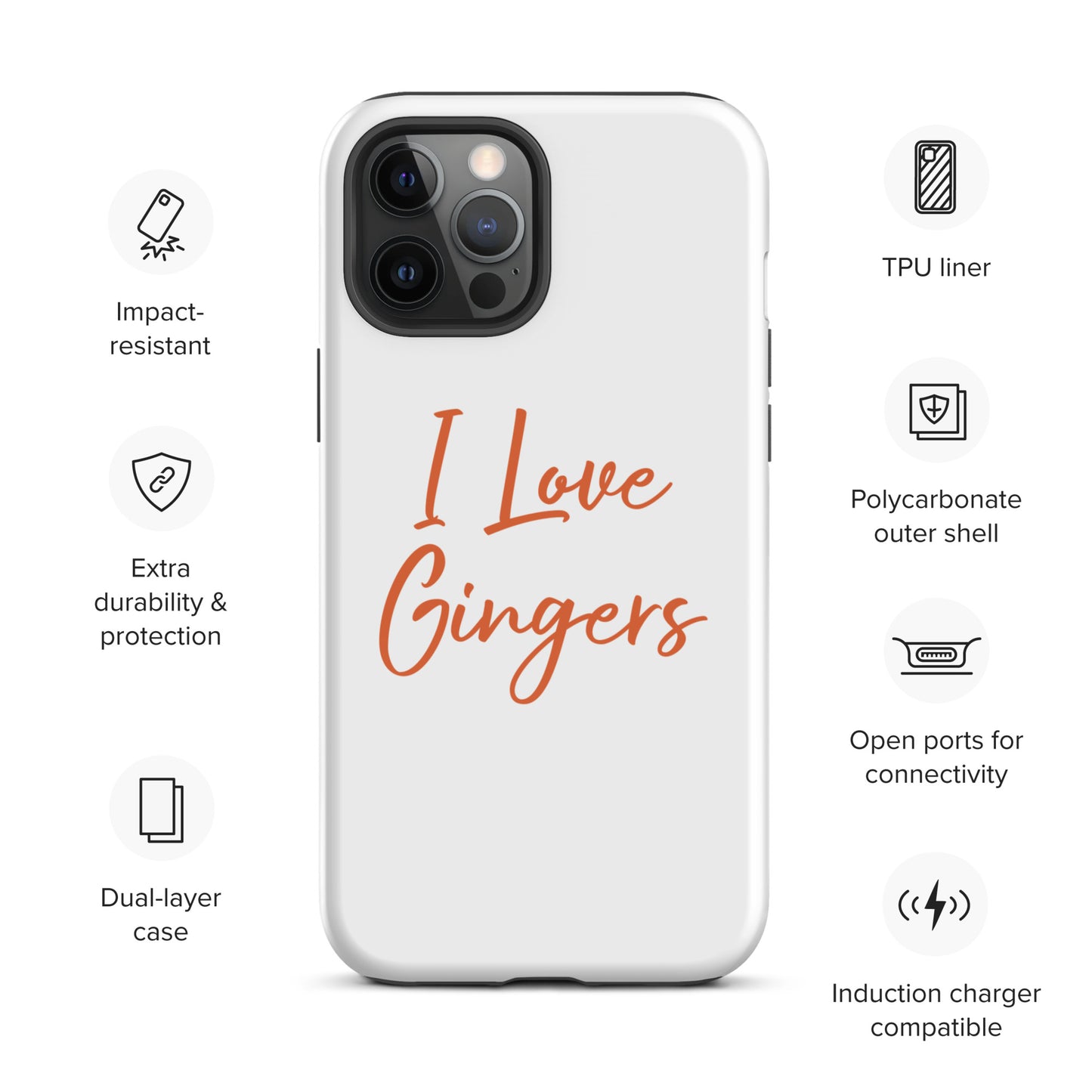 The I Love Gingers Iphone Case