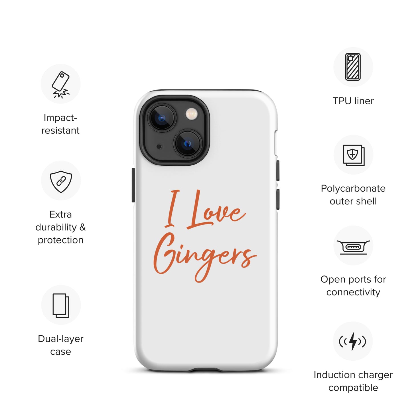 The I Love Gingers Iphone Case