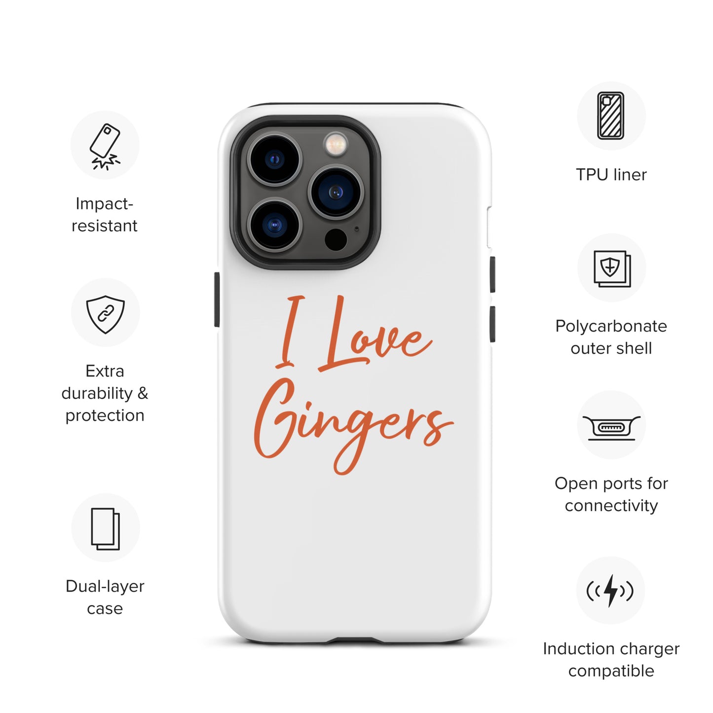 The I Love Gingers Iphone Case