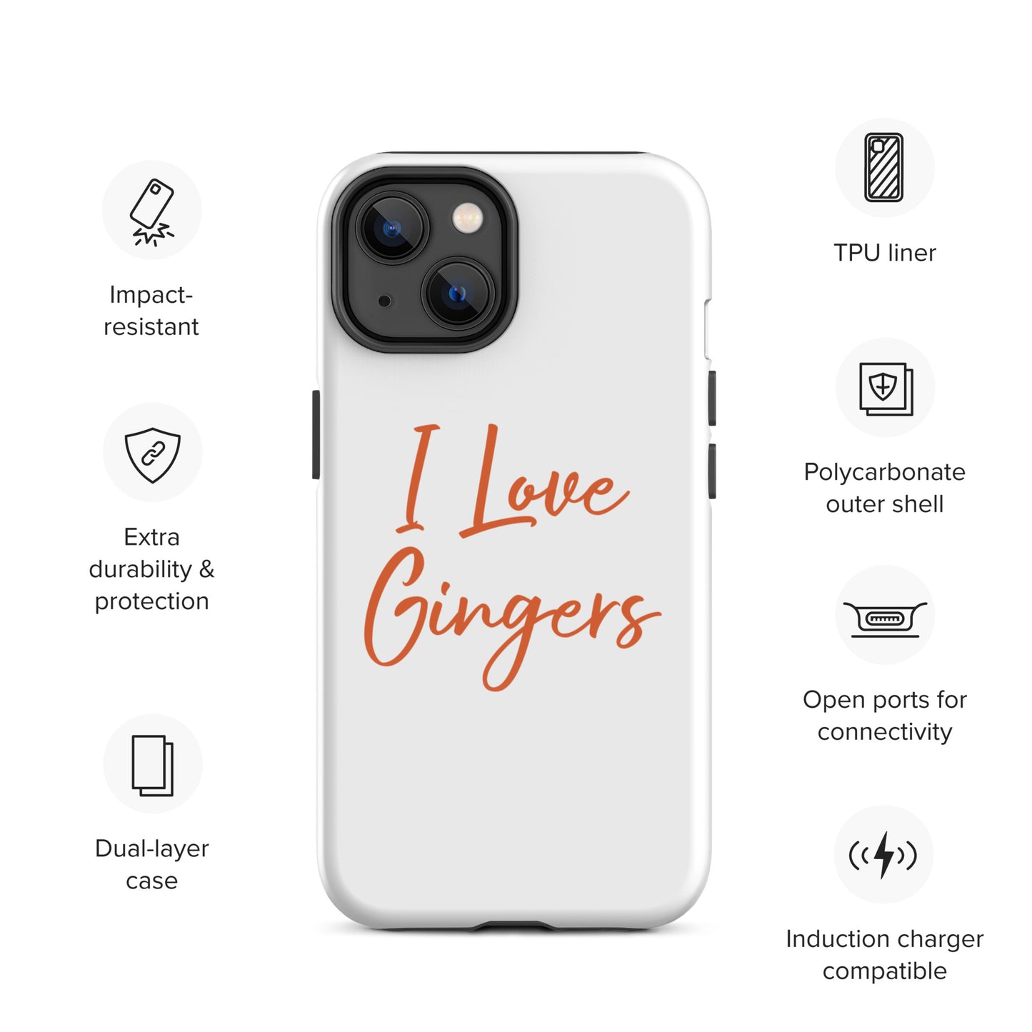 The I Love Gingers Iphone Case