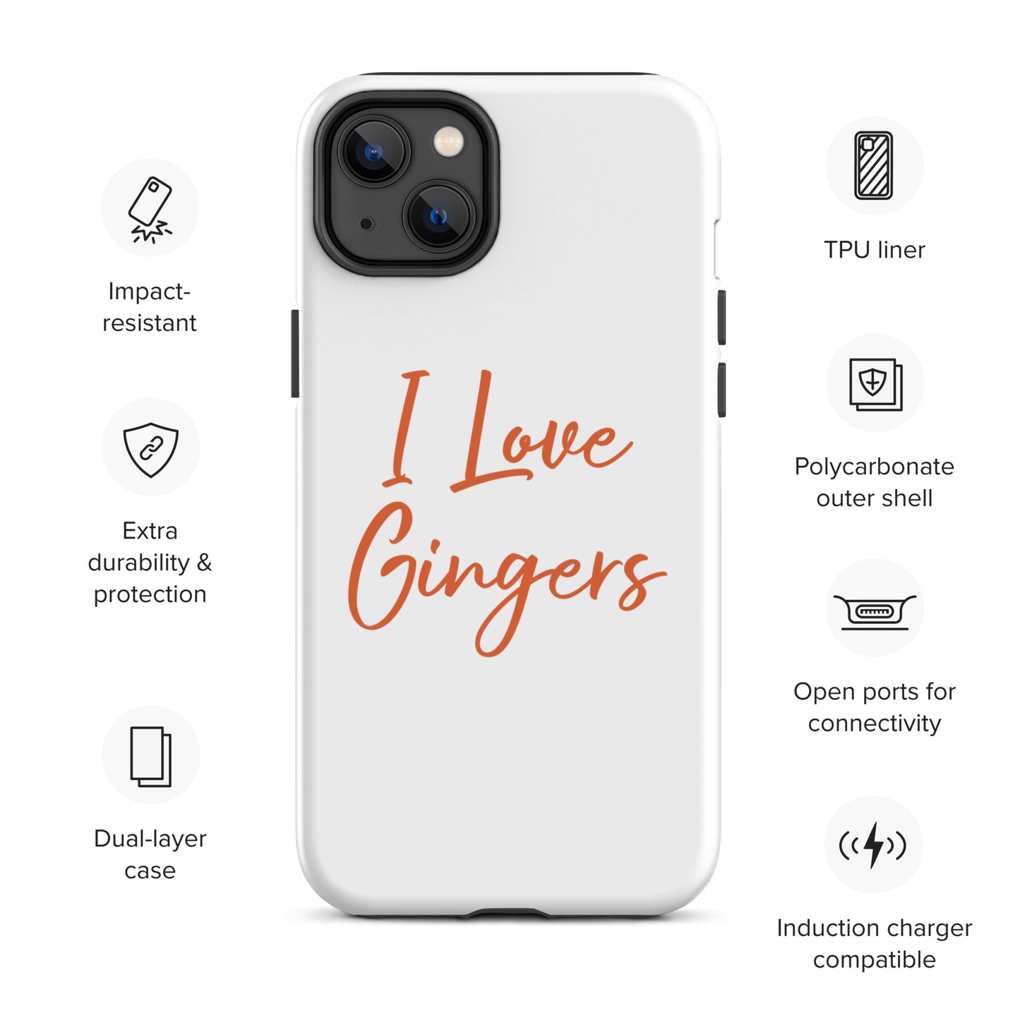 The I Love Gingers Iphone Case