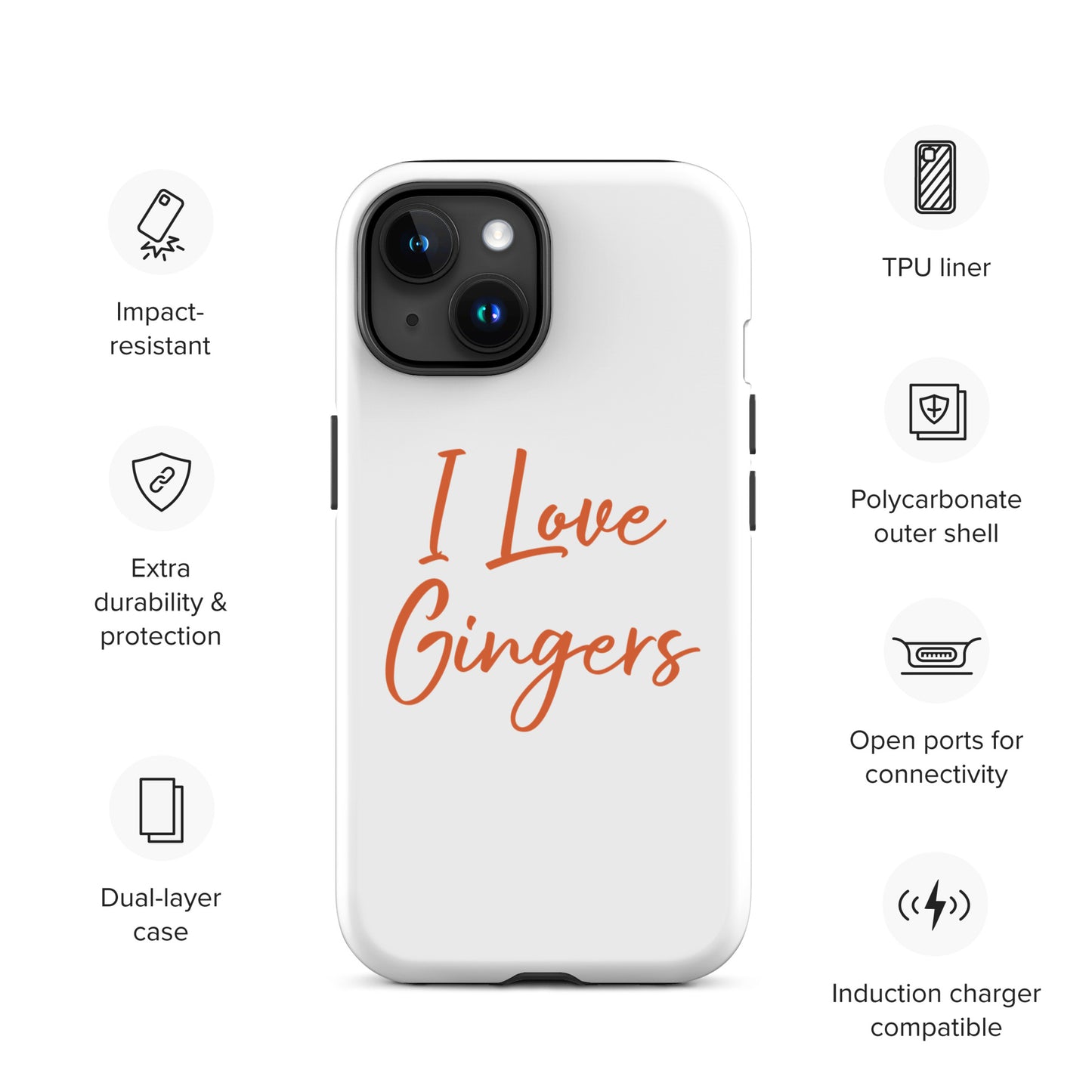 The I Love Gingers Iphone Case