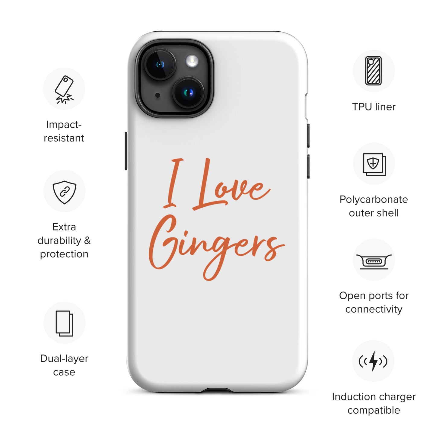 The I Love Gingers Iphone Case