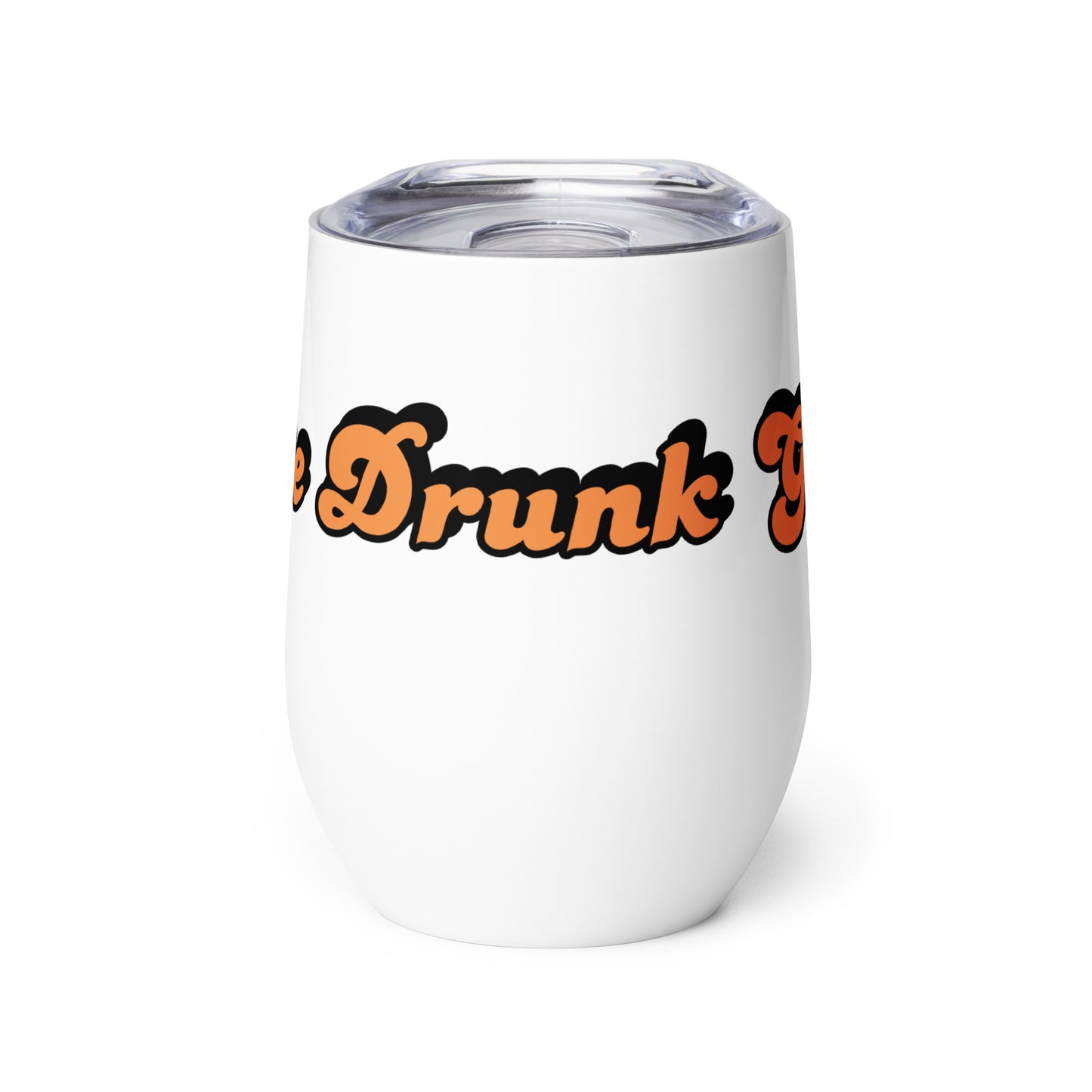 "Wine Drunk Ginger" Wine Tumbler